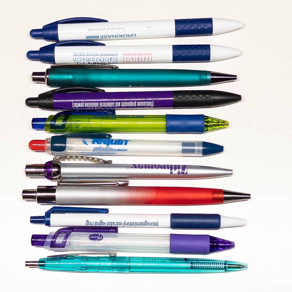 Pharmaceutical Drug Rep Pen Lot Assorted Brands Promo Advertising Collectible